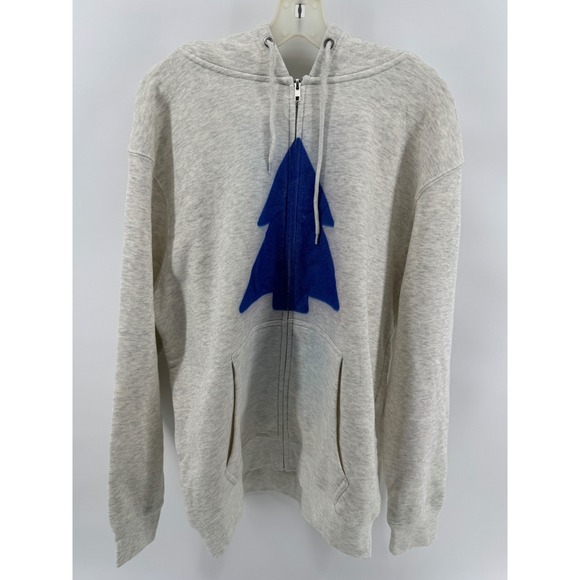 Gravity Falls Tree Full Zip Hoodie Heather Beige Women's Size L - Picture 1 of 4